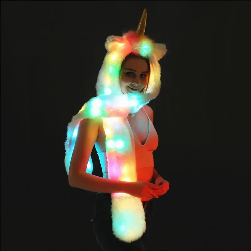Accessoire en Fourrure Licorne LED – Image 3