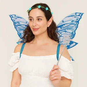 Accessoires de Fée Elfe Bleus