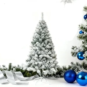 Sapin De Noël Artificiel Floqué