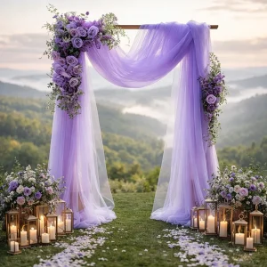 Voilage Violet pour Arche